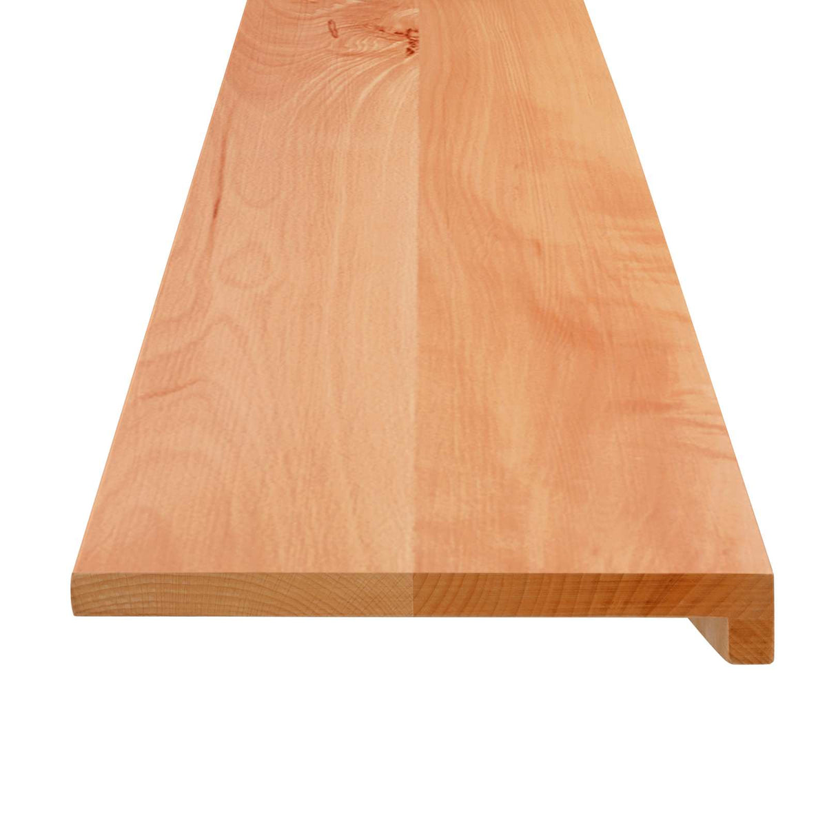 Stair Treads 2 pcs 110 x 30 x 2 cm Varnish Solid Beech Wood