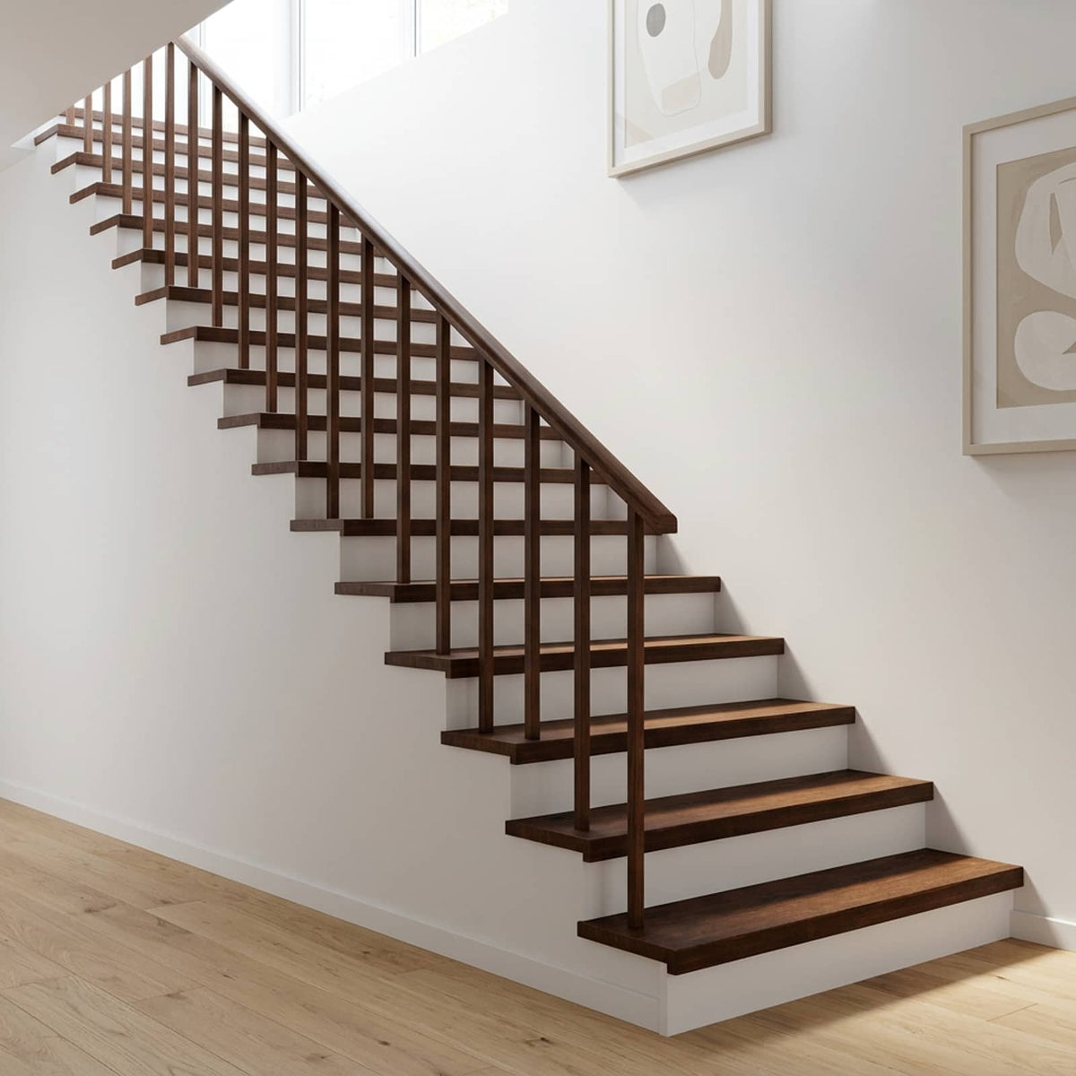 Stair Treads 4 pcs 90 x 25 x 2 cm Dark Brown Solid Beech Wood