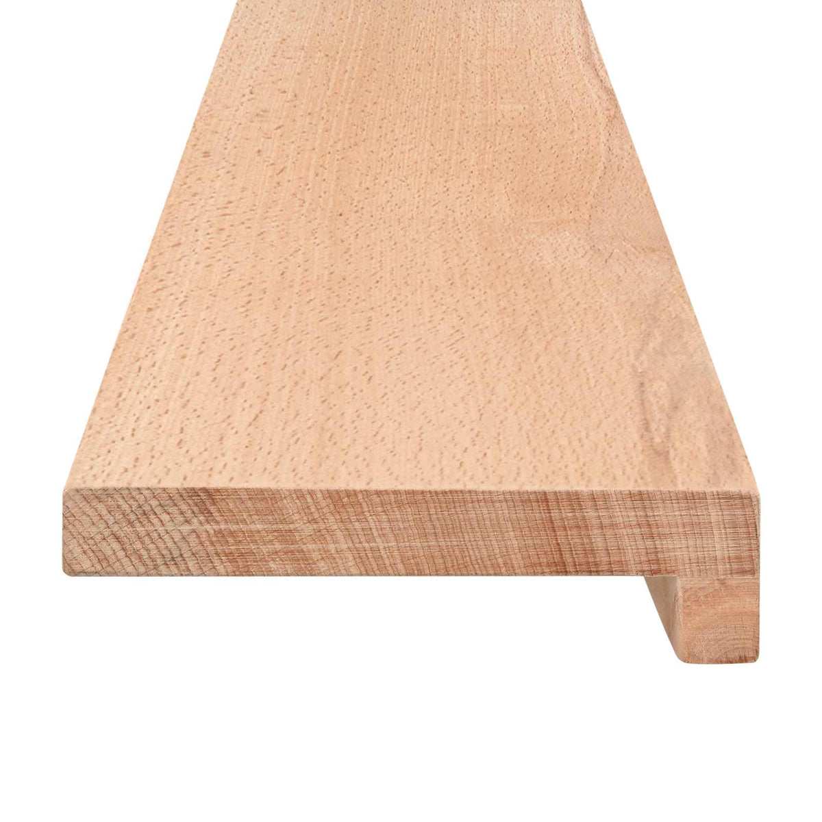Stair Treads 4 pcs 120 x 25 x 2 cm Natural Solid Beech Wood