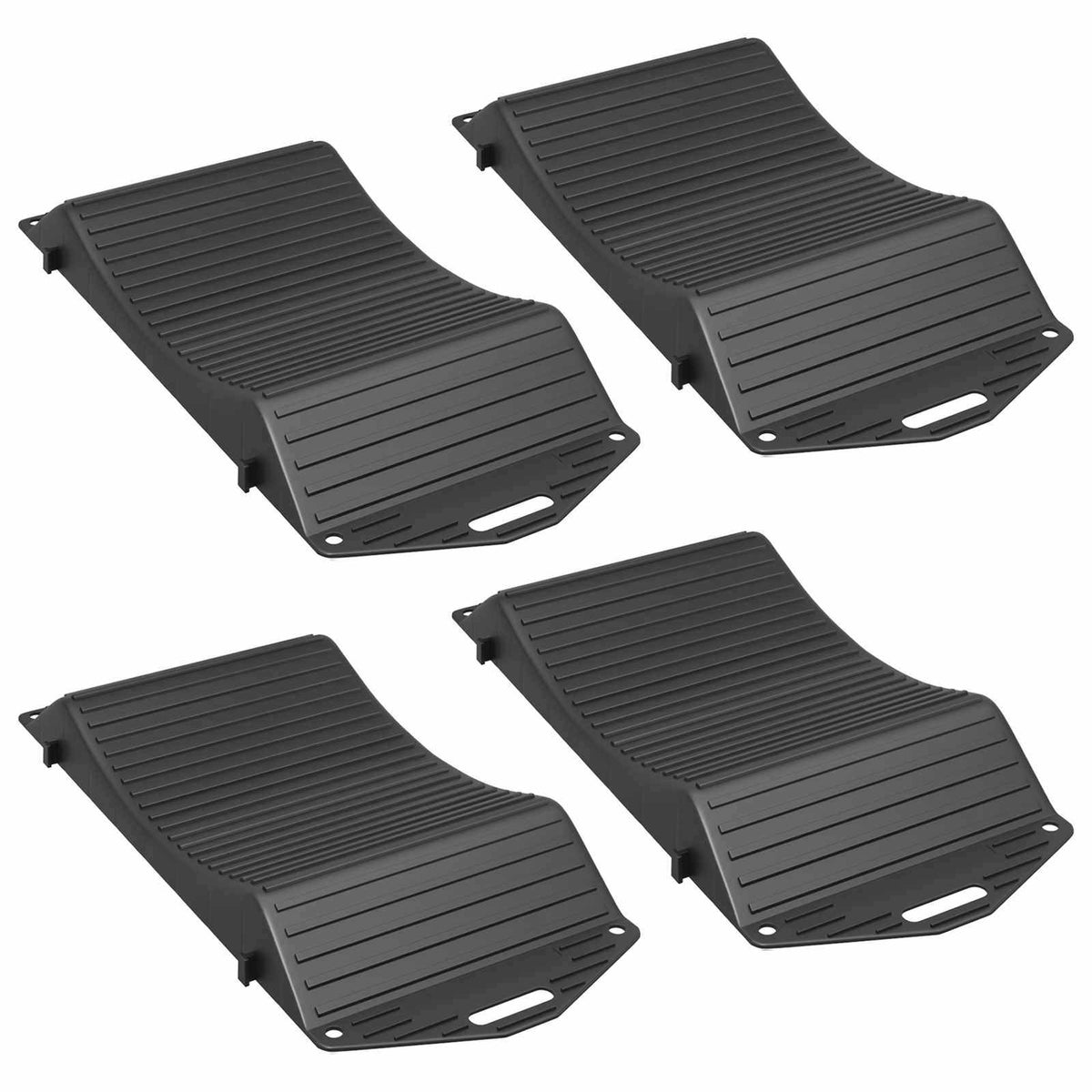 Tyre Savers 4 pcs Black 44 x 20 x 4 cm PP