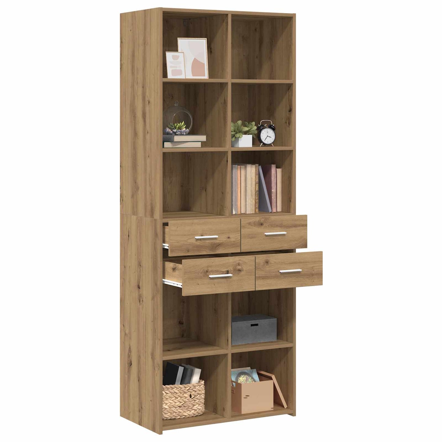 Bookcase Artisan oak 30 x 42.4 x 185.2 cm