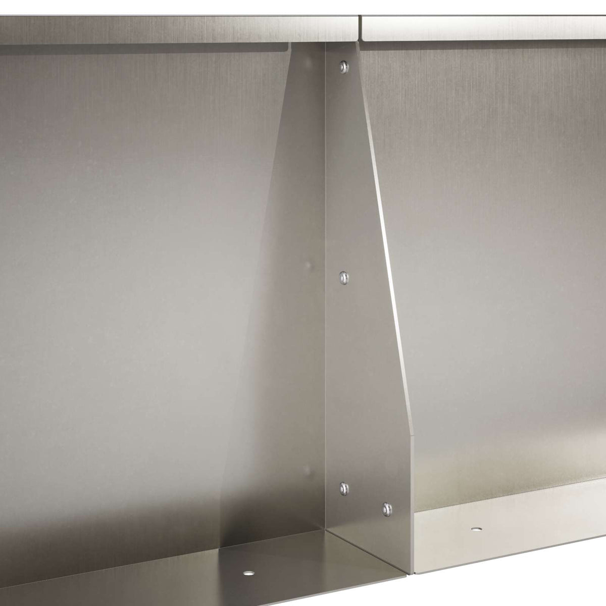 Retaining Wall 4 pcs 100 x 12 x 40 cm Stainless Steel Silver
