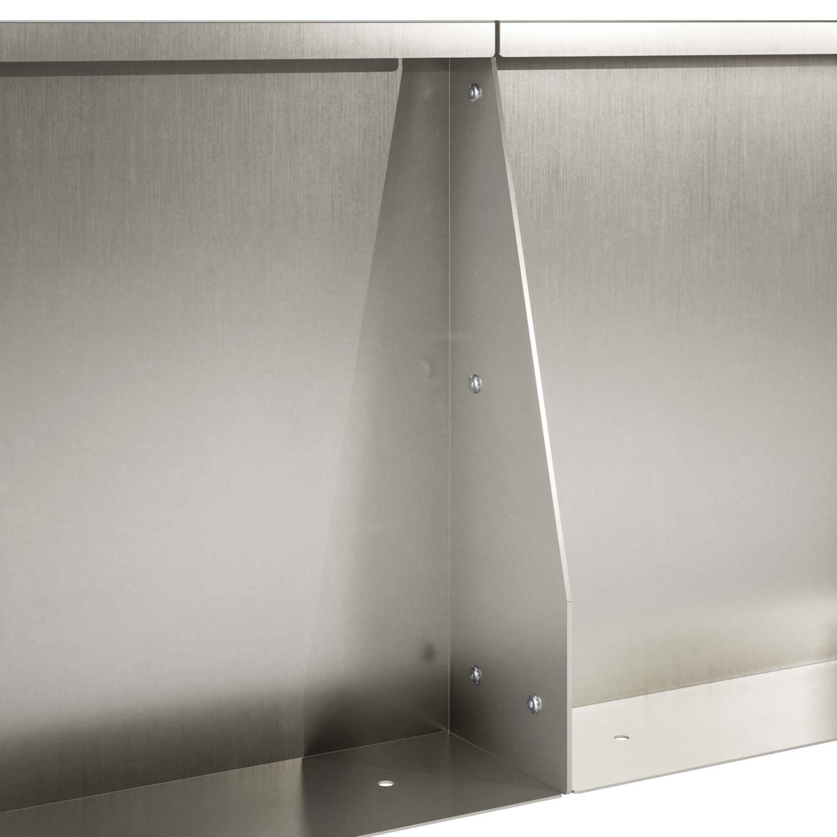 Retaining Wall 6 pcs 40 x 12 x 30 cm Stainless Steel Silver