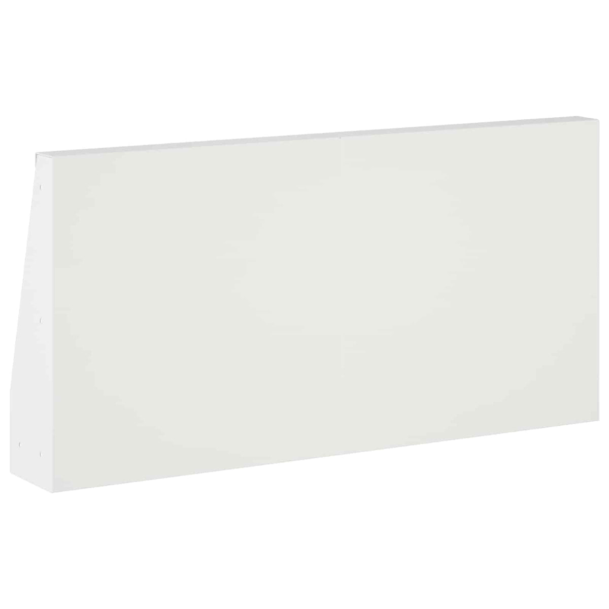 Retaining Wall 6 pcs 40 x 12 x 50 cm Steel White