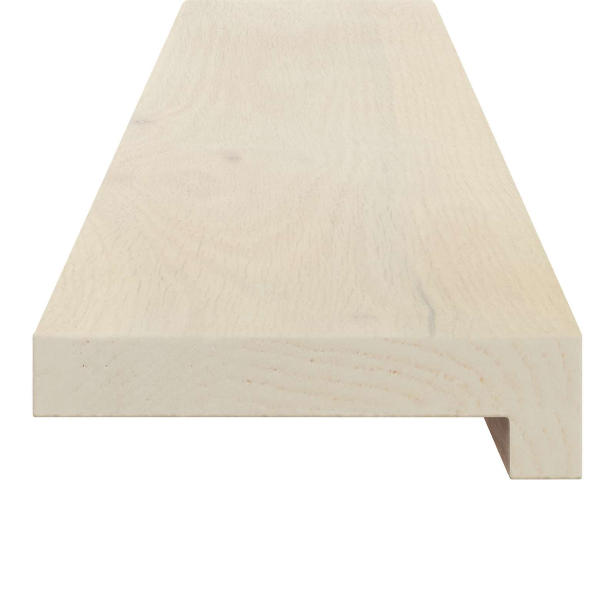 Stair Tread 8 pcs 120 x 30 x 2 cm White Solid Oak Wood