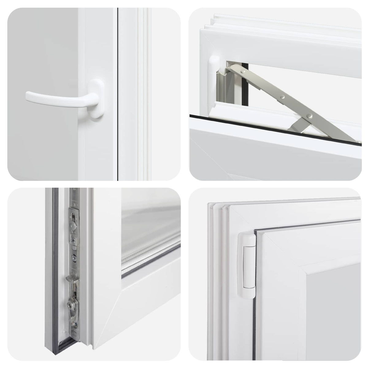Basement Window Internal Colour White RISOR 45 x 55 cm