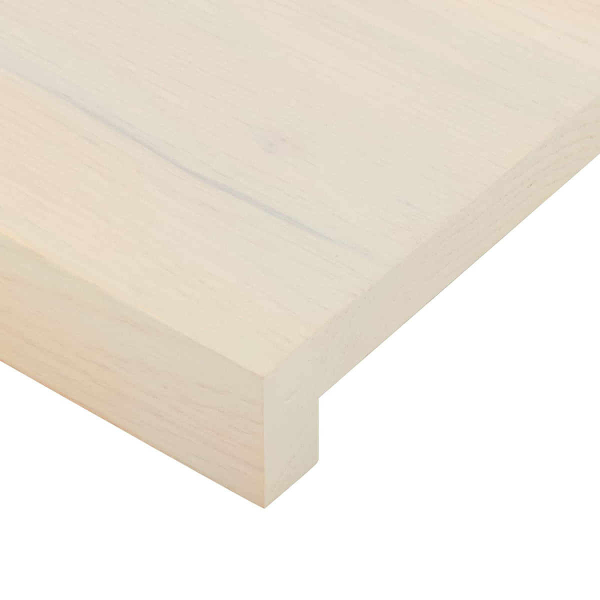 Window Sills 2 pcs White 90 x 20 x 2 cm Solid Oak Wood