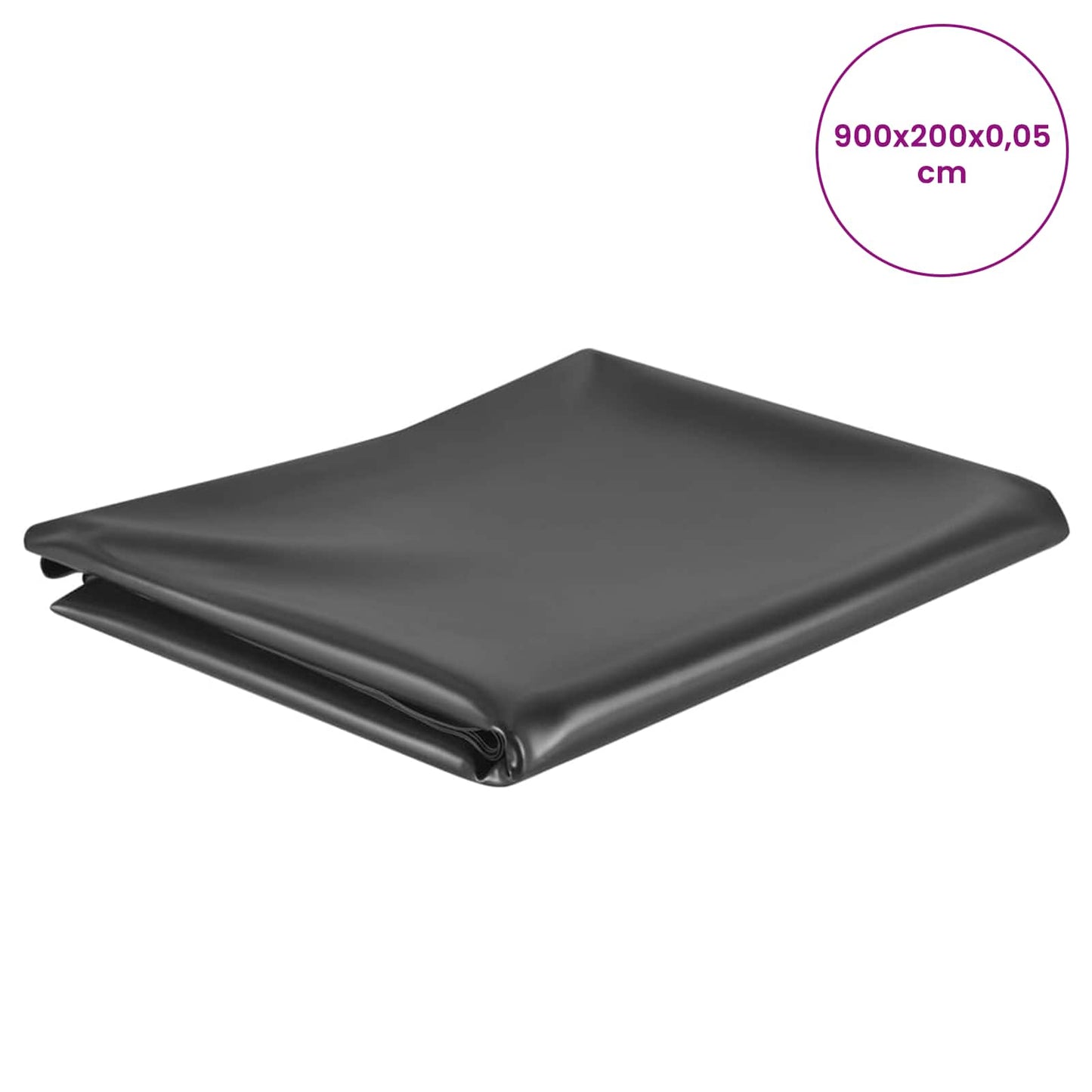 Pond Liner 9 x 2 m PVC 0.5 mm Black