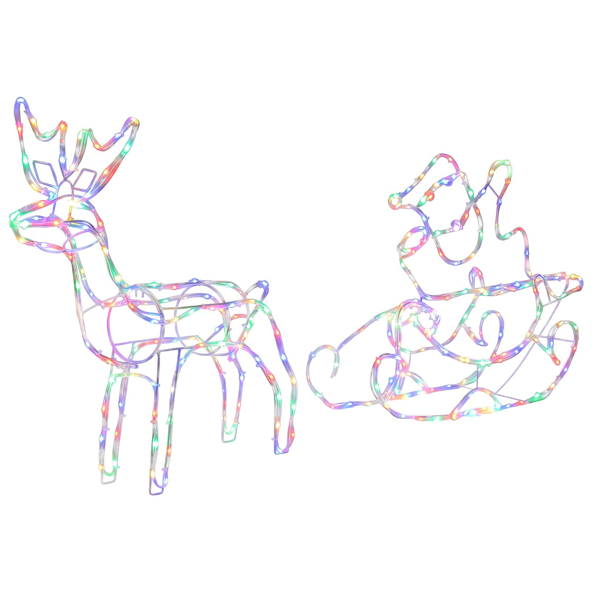 Reindeer and Sleigh Christmas Decoration LOVIISA 320 LEDs