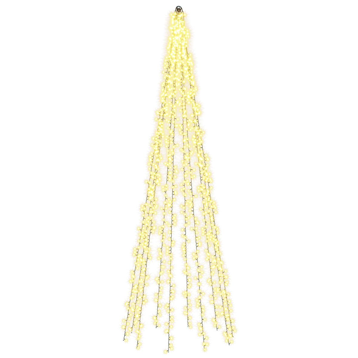 Christmas Tree Light with Spikes EKENAS 1550 LEDs Warm White