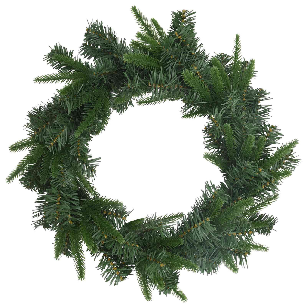 Christmas Wreath Green Dia. 50 cm PVC and PE