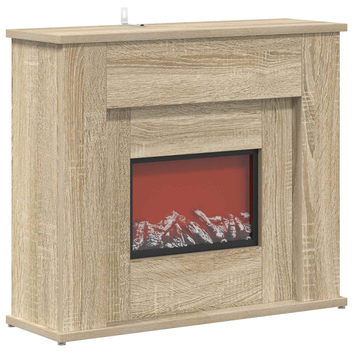 Fireplace with LED Strip Sonoma 63 x 20 x 54.5 cm