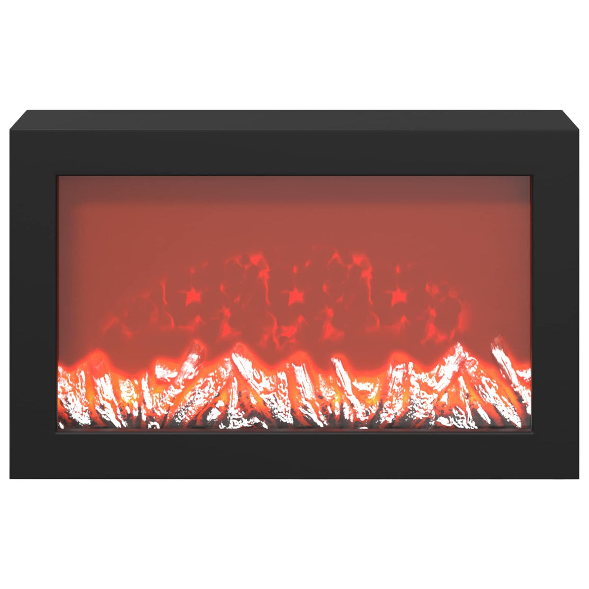 Electric Fireplace Concrete 140 x 30 x 67 cm Engineered wood