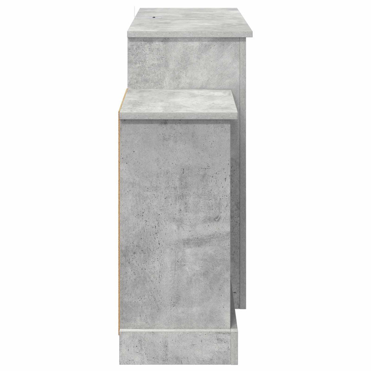Electric Fireplace Concrete 140 x 30 x 67 cm Engineered wood