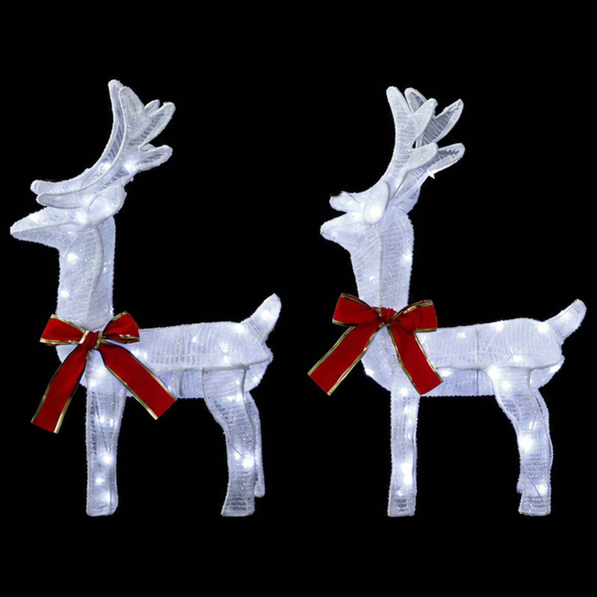 Christmas Reindeer 6 pcs 240 LEDs Cold White