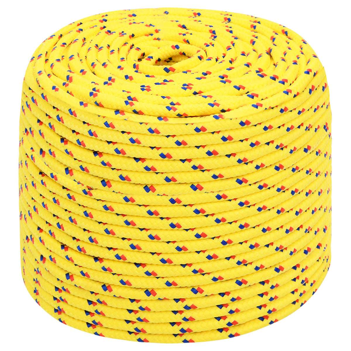 Multipurpose Utility Rope 10 mm 100 m Yellow PP 645 kg Max Load