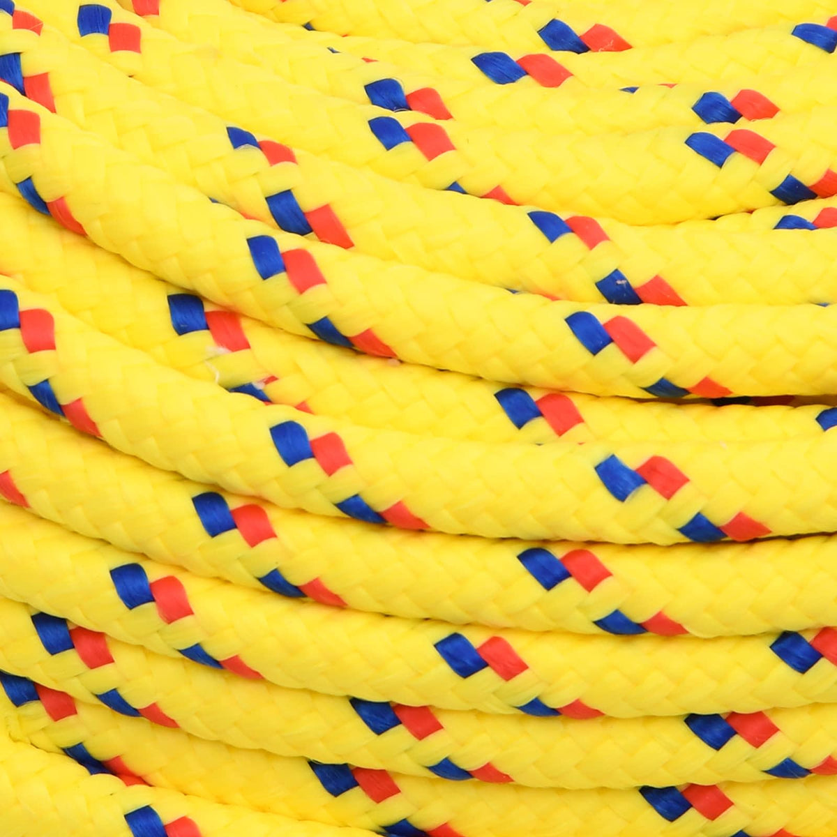 Multipurpose Utility Rope 10 mm 50 m Yellow PP 645 kg Max Load