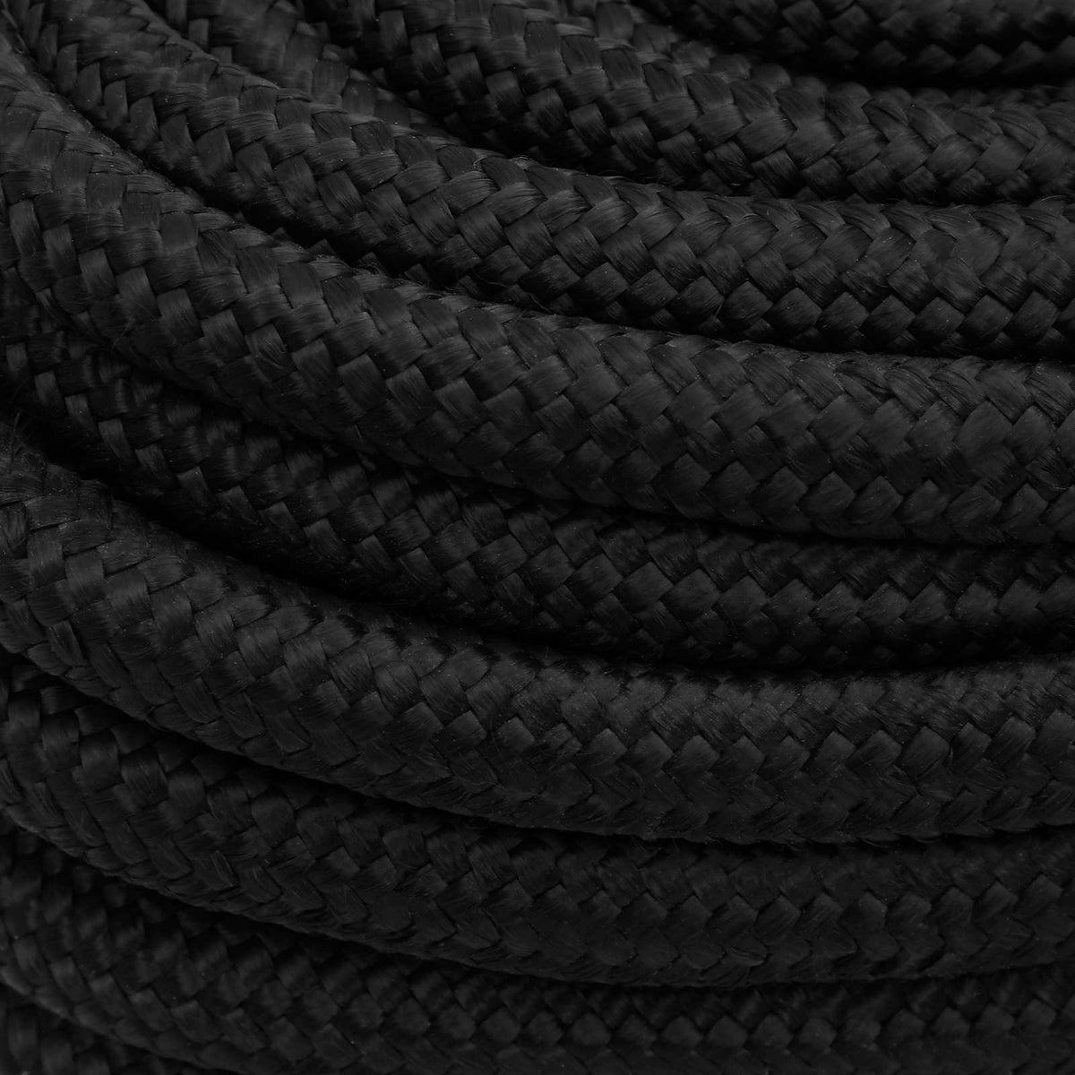 Multipurpose Utility Rope 20 mm 50 m Black PP 2400 kg Max Load