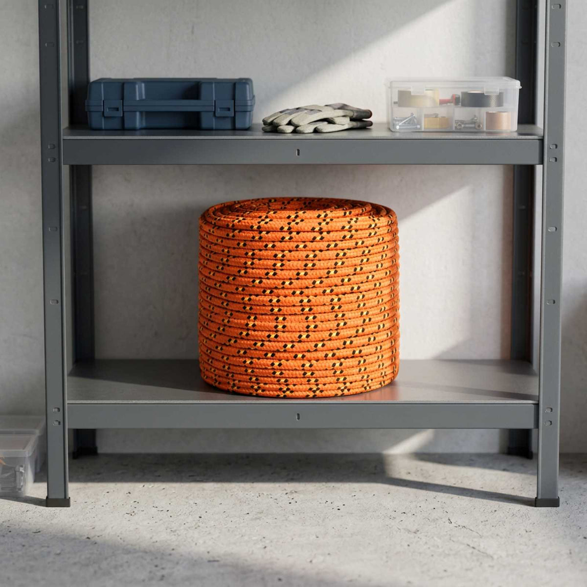 Multipurpose Utility Rope 10 mm 500 m Orange PP 645 kg Max Load