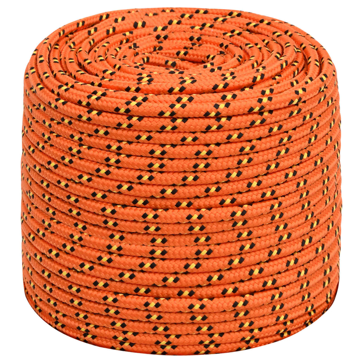 Multipurpose Utility Rope 10 mm 50 m Orange PP 645 kg Max Load