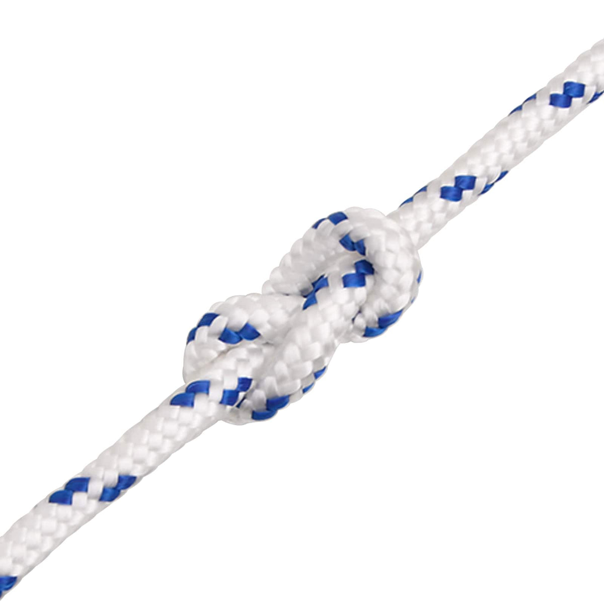 Multipurpose Utility Rope 8 mm 250 m White and Blue PP