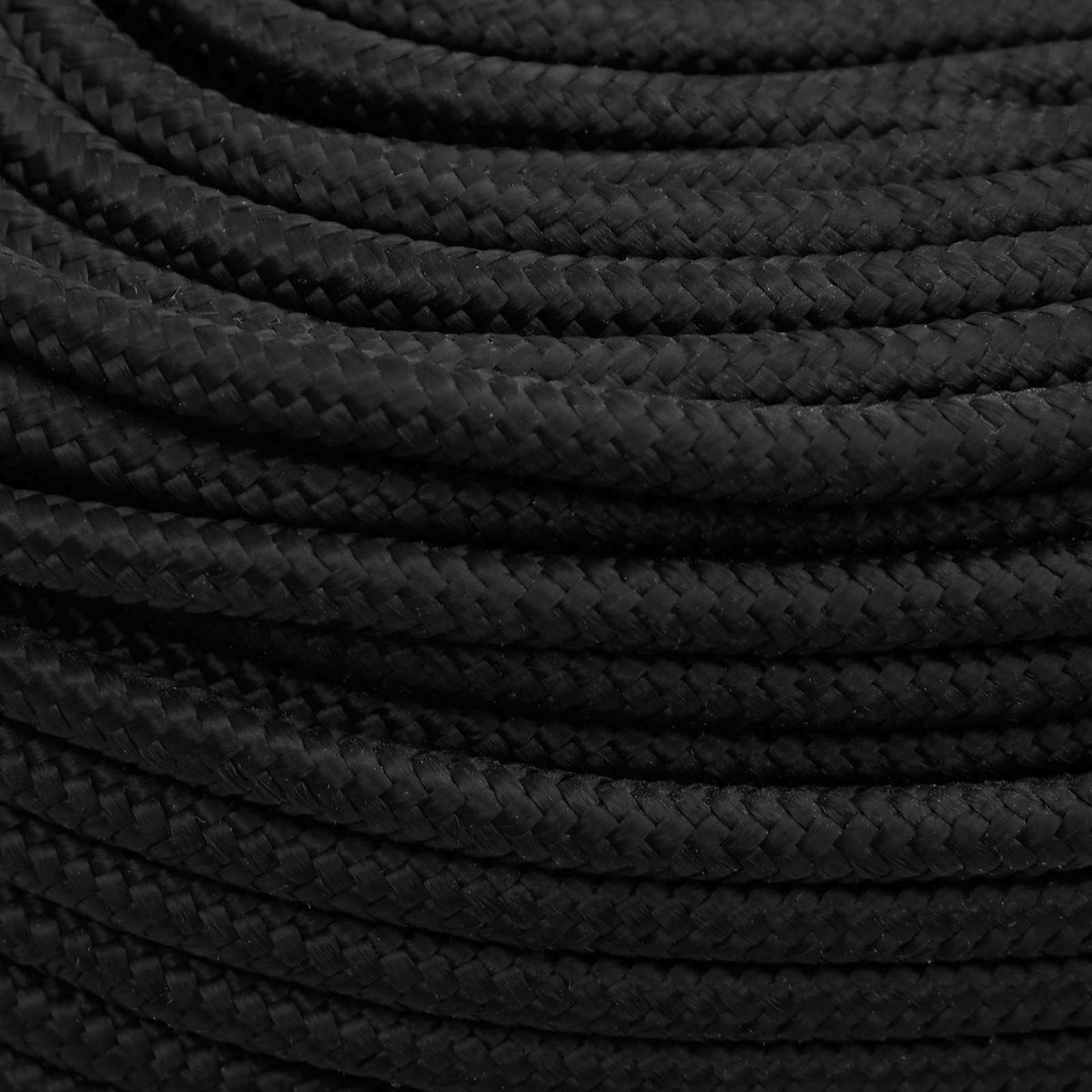 Multipurpose Utility Rope 6 mm 100 m Black PP 240 kg Max Load