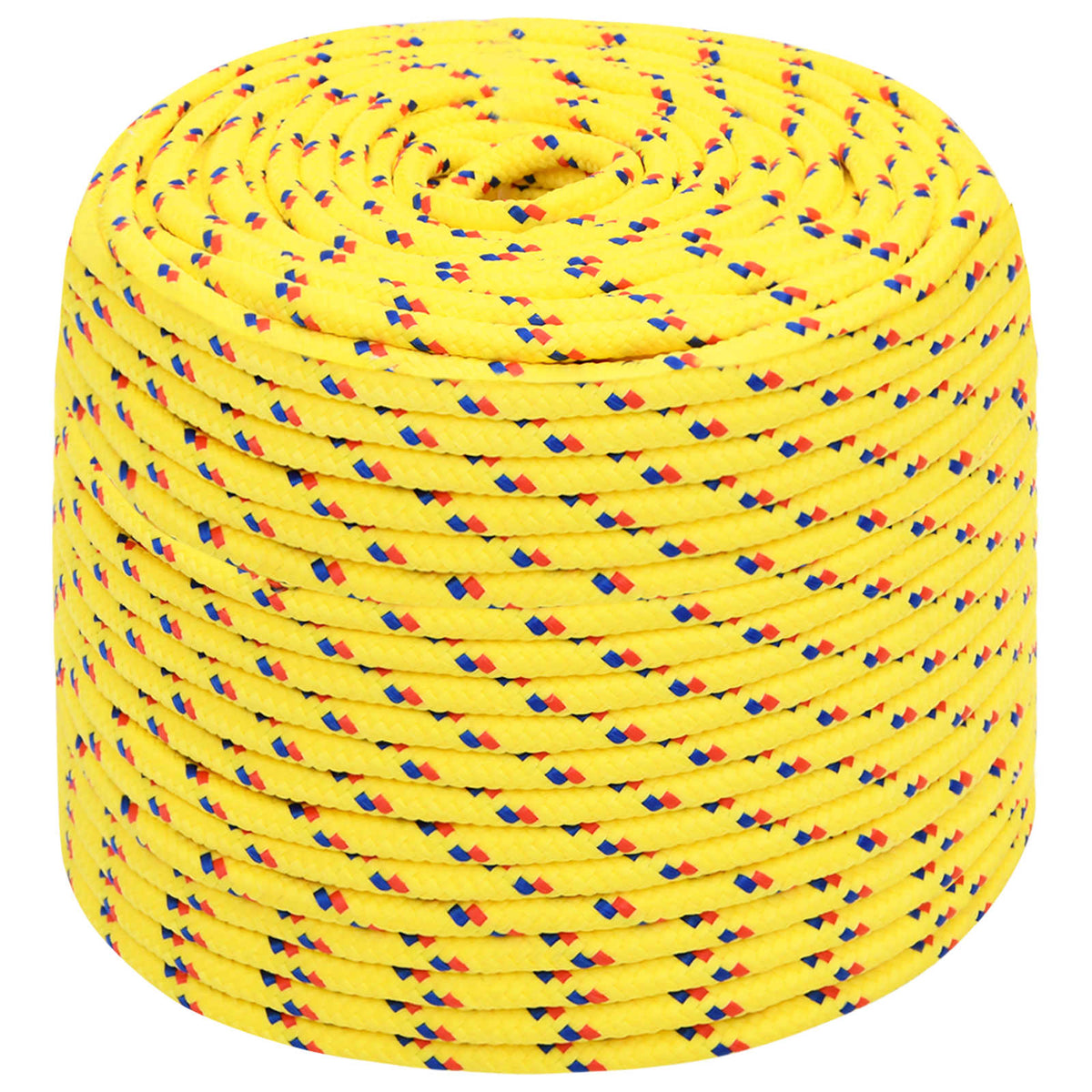 Multipurpose Utility Rope 10 mm 500 m Yellow PP 645 kg Max Load