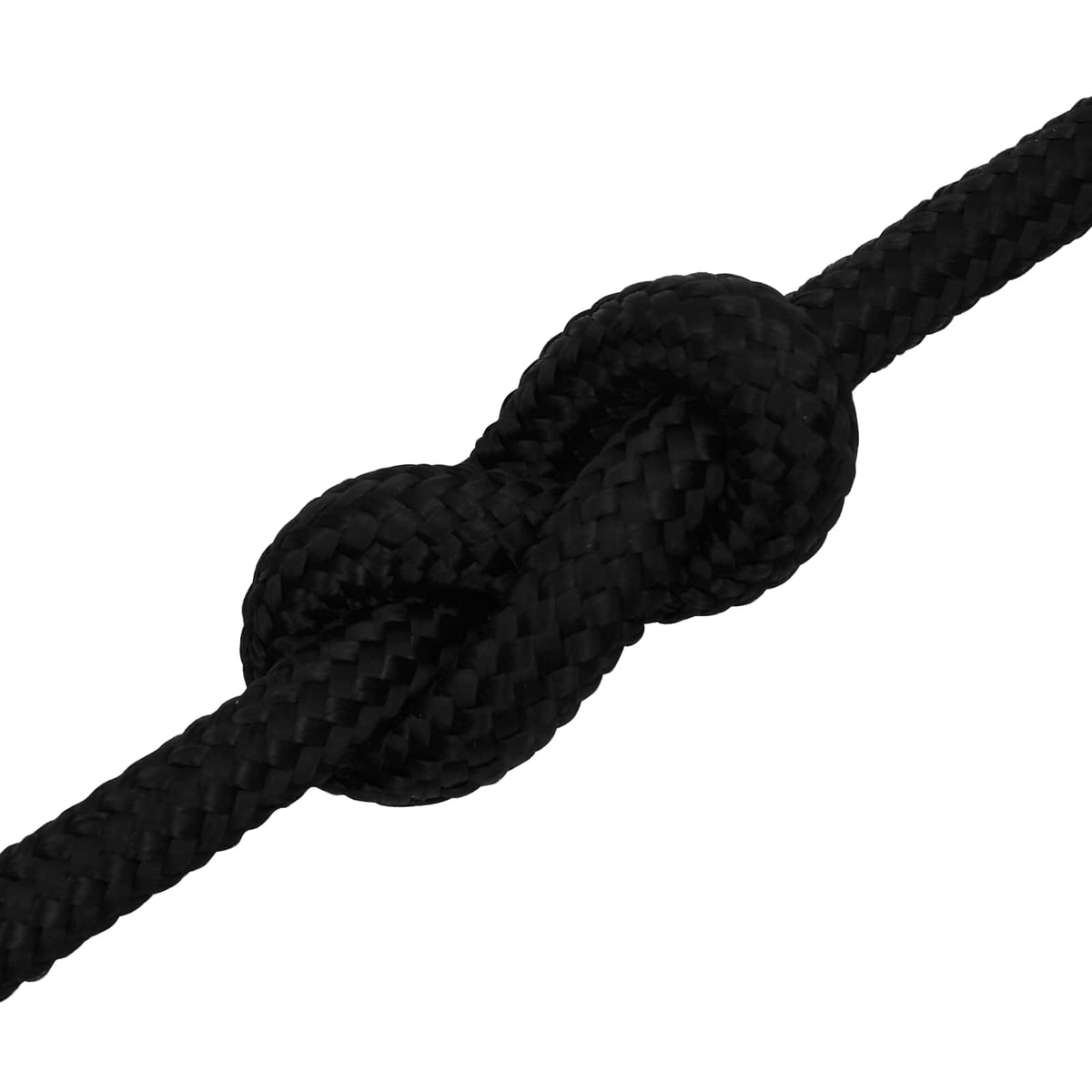 Multipurpose Utility Rope 18 mm 100 m Black PP 1995 kg Max Load