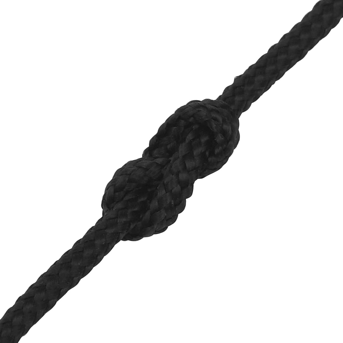 Multipurpose Utility Rope 2 mm 500 m Black PP 27 kg Max Load