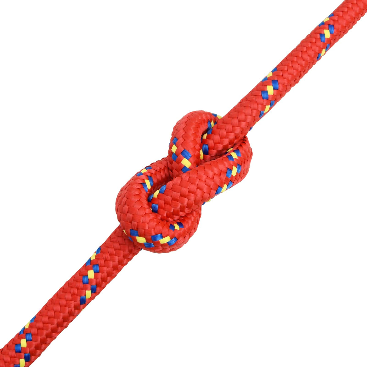 Multipurpose Utility Rope 20 mm 100 m Red PP 2400 kg Max Load