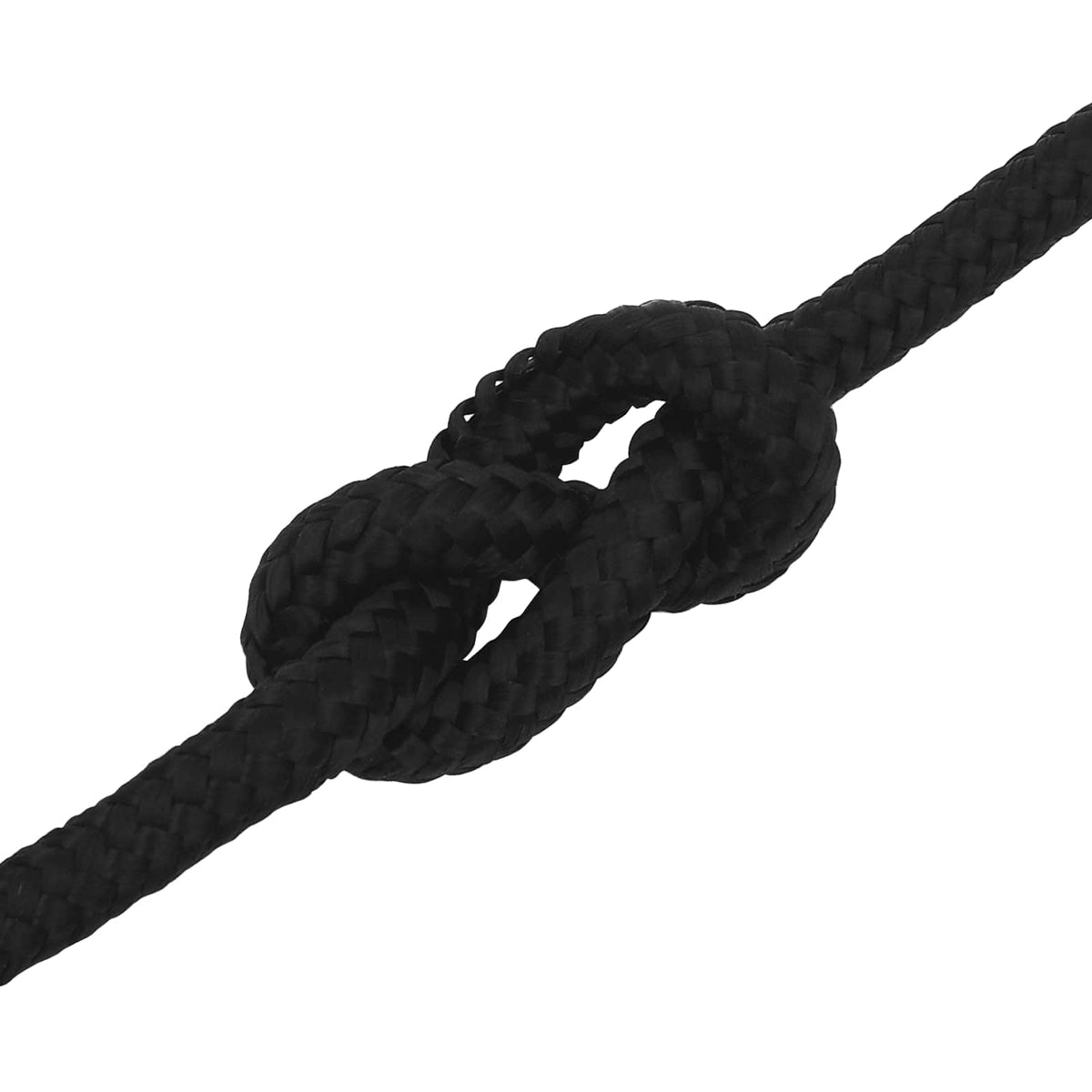 Multipurpose Utility Rope 14 mm 250 m Black Polyester