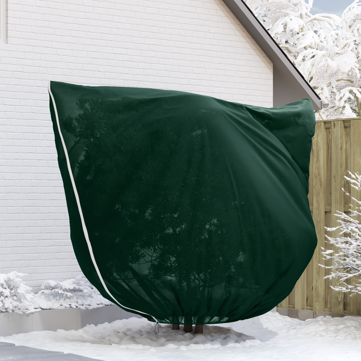 Frost Protection Plant Fleece Covers 3 pcs Green 2 x 2.36 m