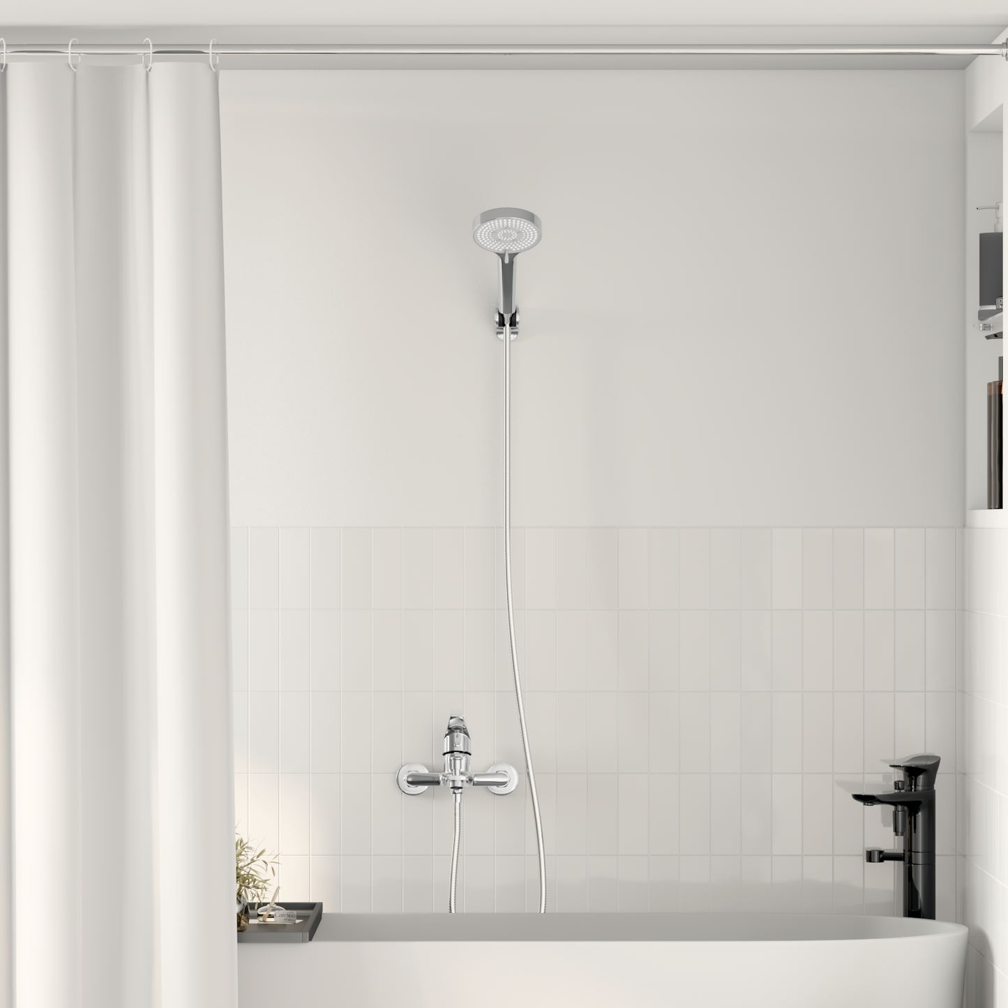 Shower Head Set Chrome G 1/2 inches