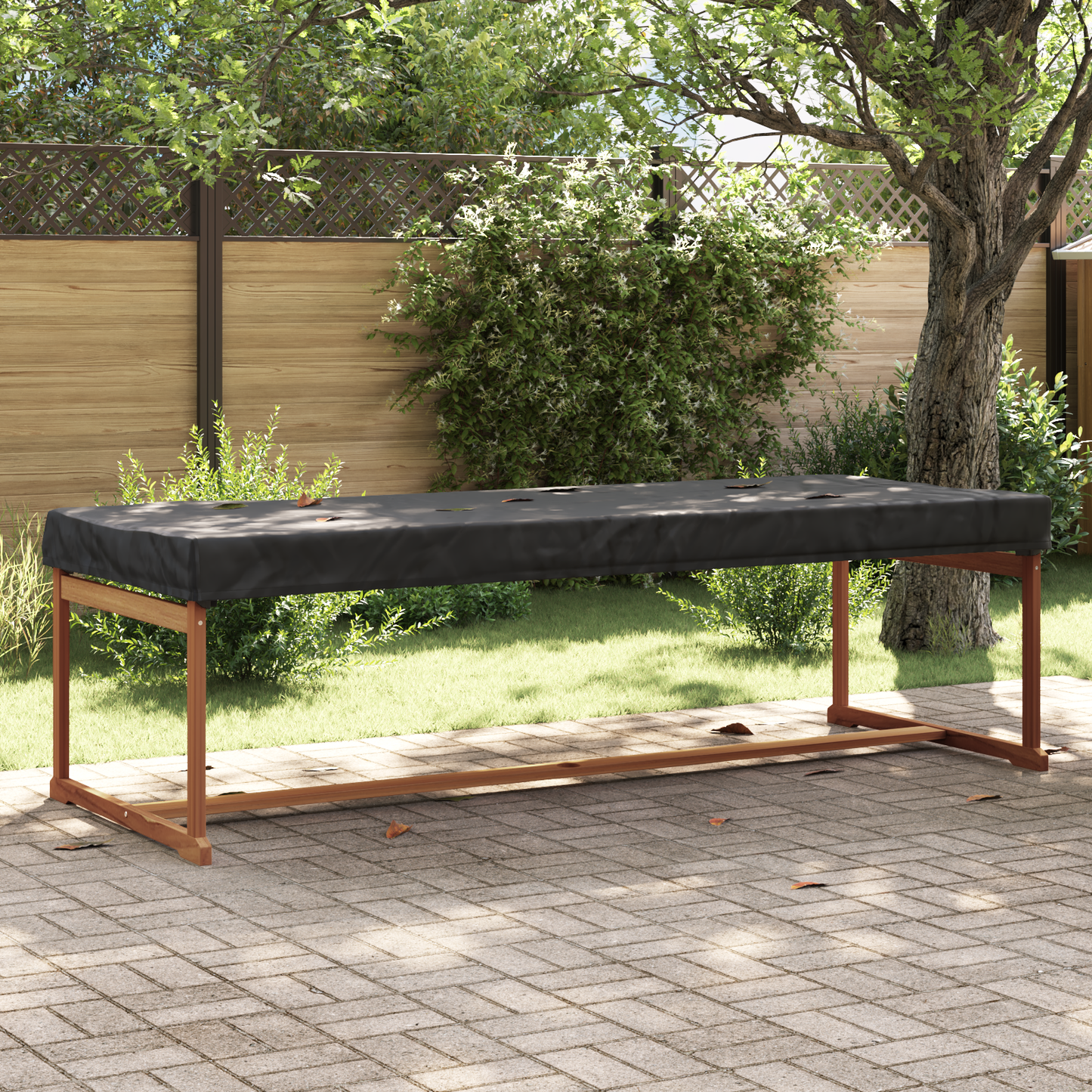 Table Cover 102 x 262 x 15 cm Fabric Rectangular Waterproof