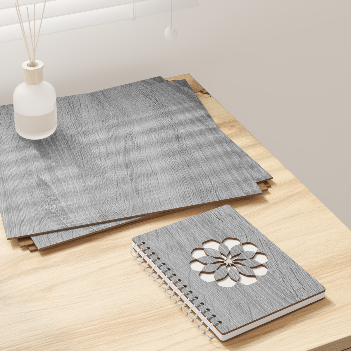 Decor Panels 12 pcs Grey Sonoma 30 x 30 x 0.27 cm