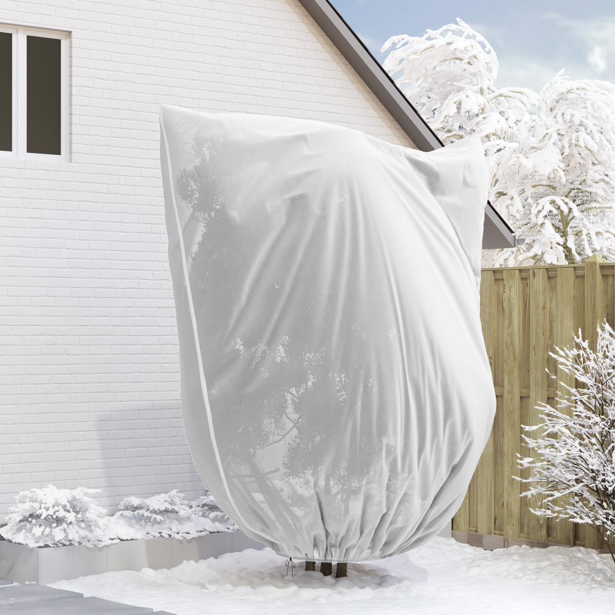 Frost Protection Plant Fleece Covers 3.5 x 2.5 m