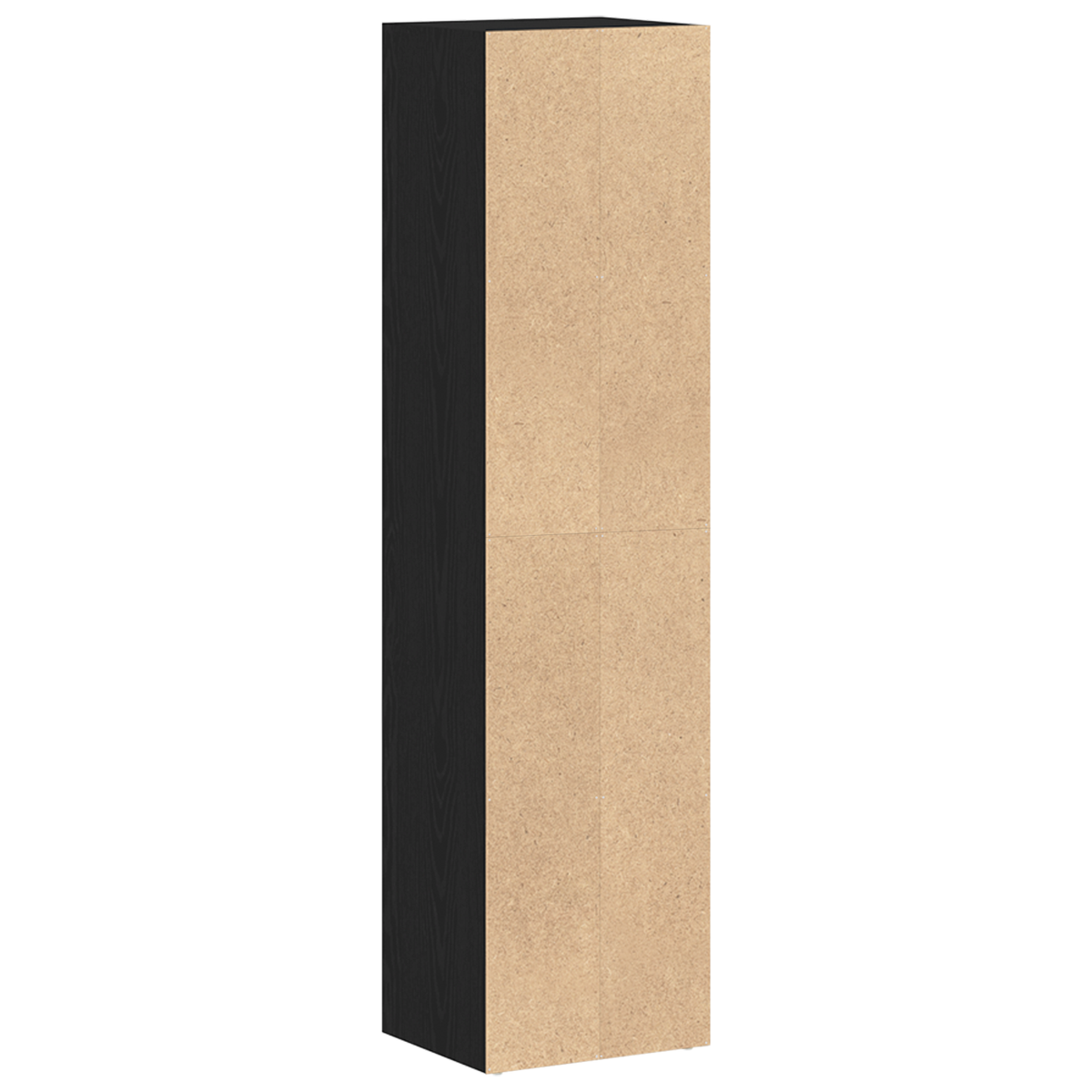 Bookcase Black Oak 36x30x143 cm Engineered Wood